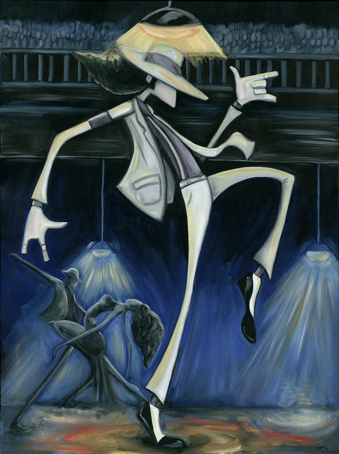 Jazz Painting - Smooth Criminal by Tu-Kwon Thomas