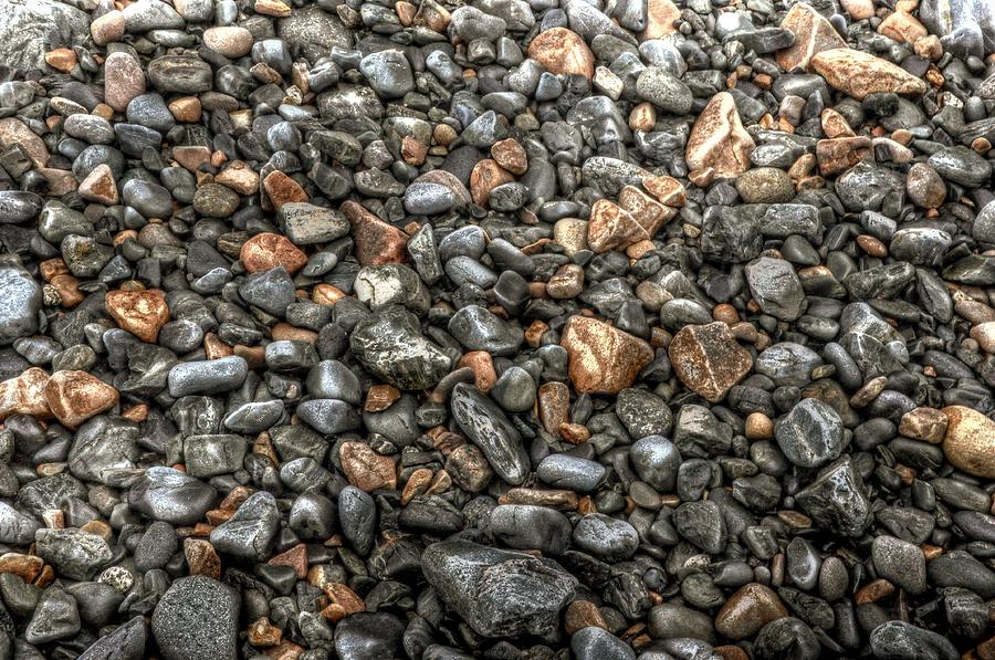 Smooth Rocks on the Beach Photograph by Phyllis Meinke