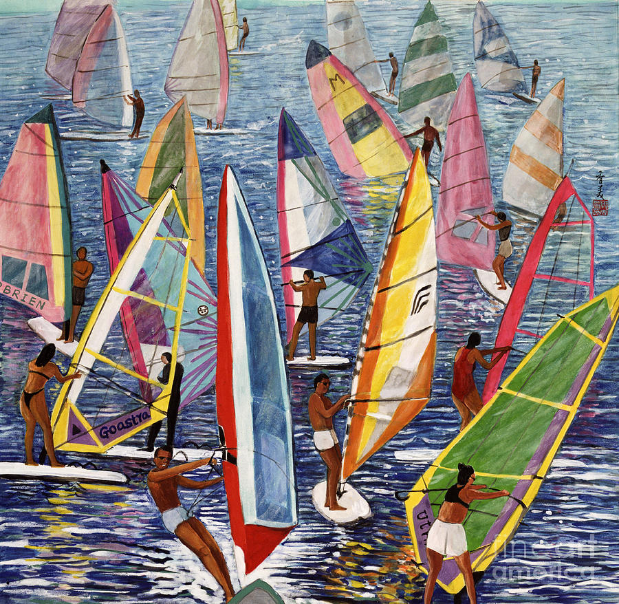 Summer Painting - Smooth Sailing by Komi Chen