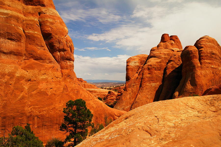 Arches National Park Photograph - Smooth Worn Rocks by Jeff Swan