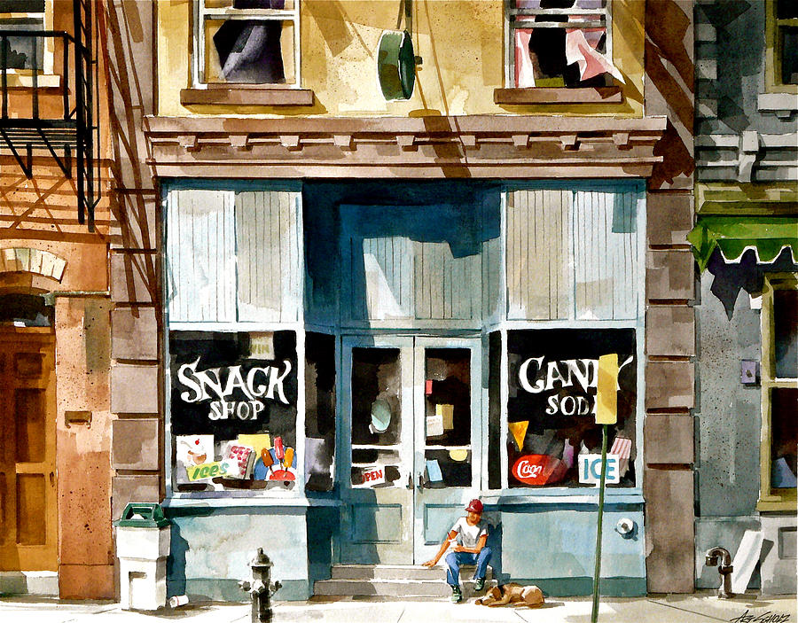 Candy Store Painting - Snack Break by Art Scholz