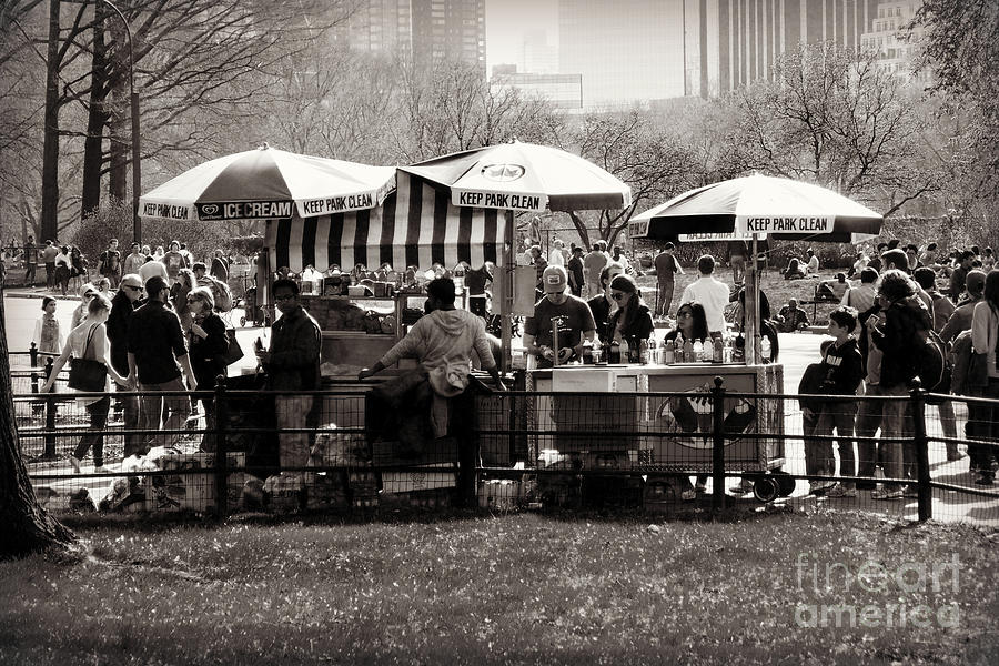 Snacktime in Central Park Photograph by Miriam Danar