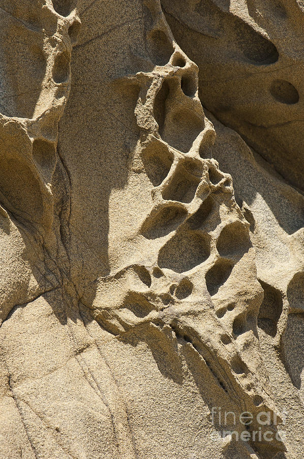 Beach Photograph - Snadstone rock Formations in Big Sur by Artist and Photographer Laura Wrede