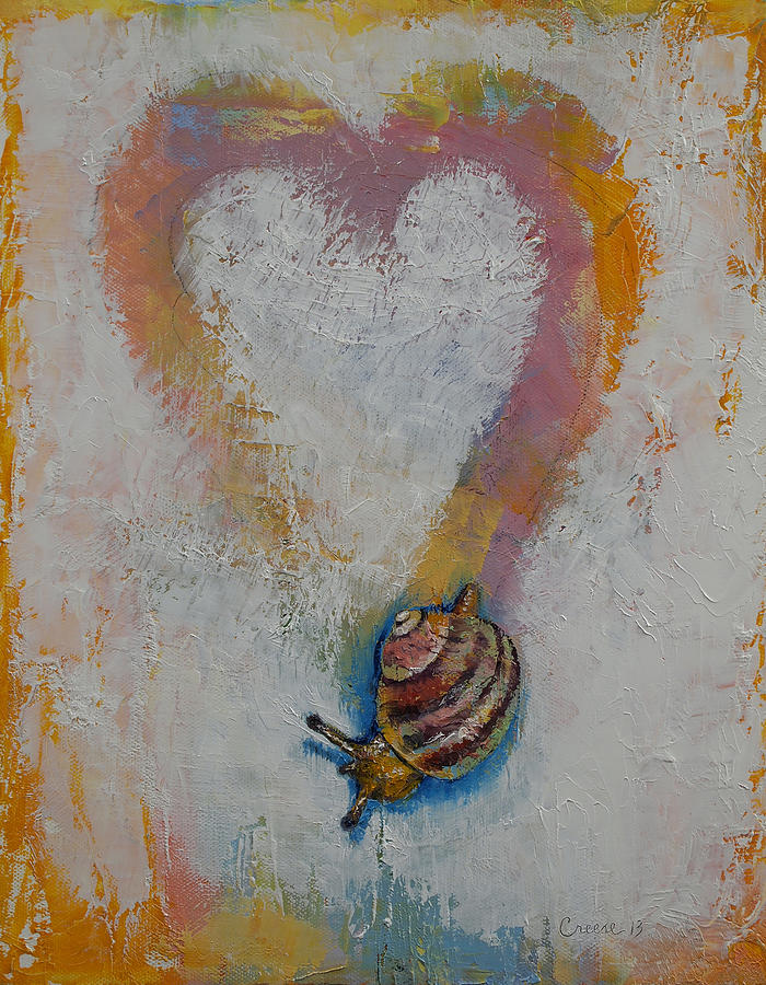 Snail Painting by Michael Creese