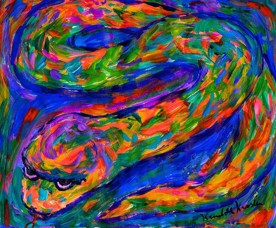 Snake in The Color Painting by Kendall Kessler