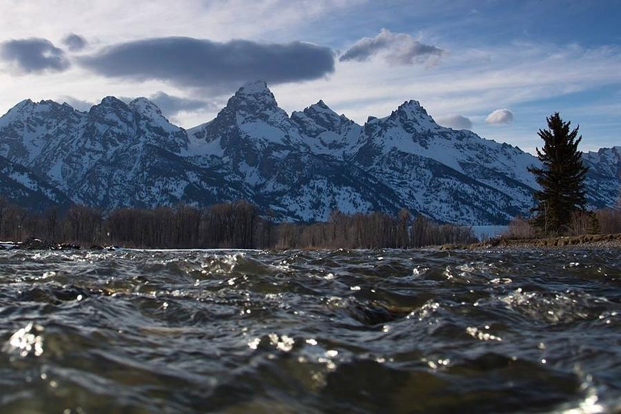 Snake River and Grand Tetons Photograph by Shawn Hughes