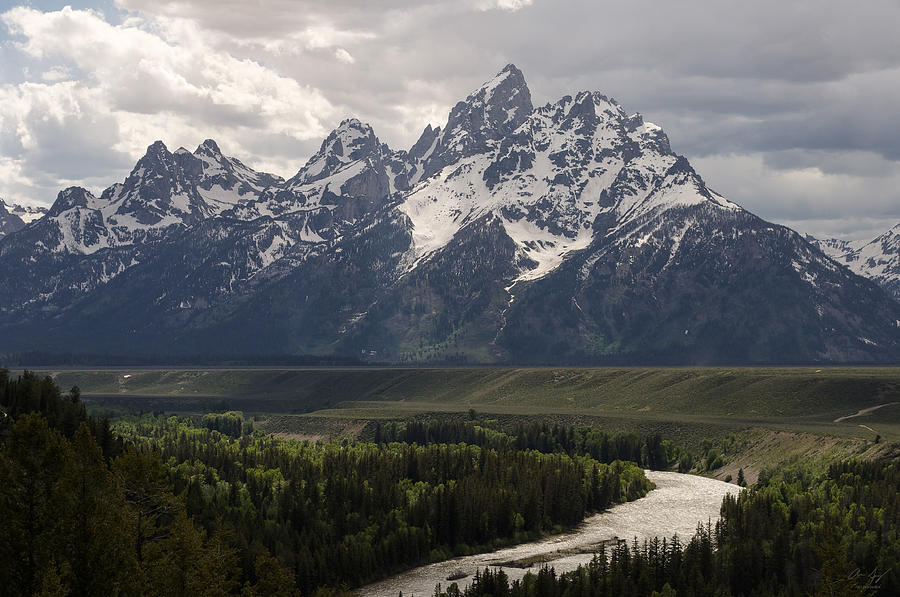 Snake River Overlook - Tetons Photograph by Aaron Spong