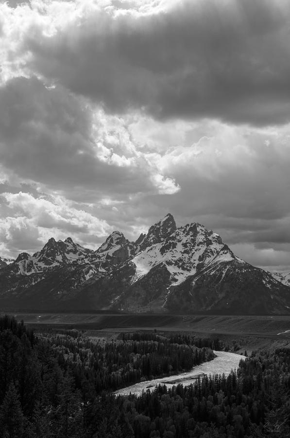 Yellowstone National Park Photograph - Snake River Overlook - Vertical Format by Aaron Spong