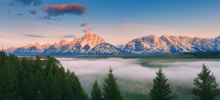 Snake River Overlook Grand Teton N.P Photograph by Henk Meijer Photography