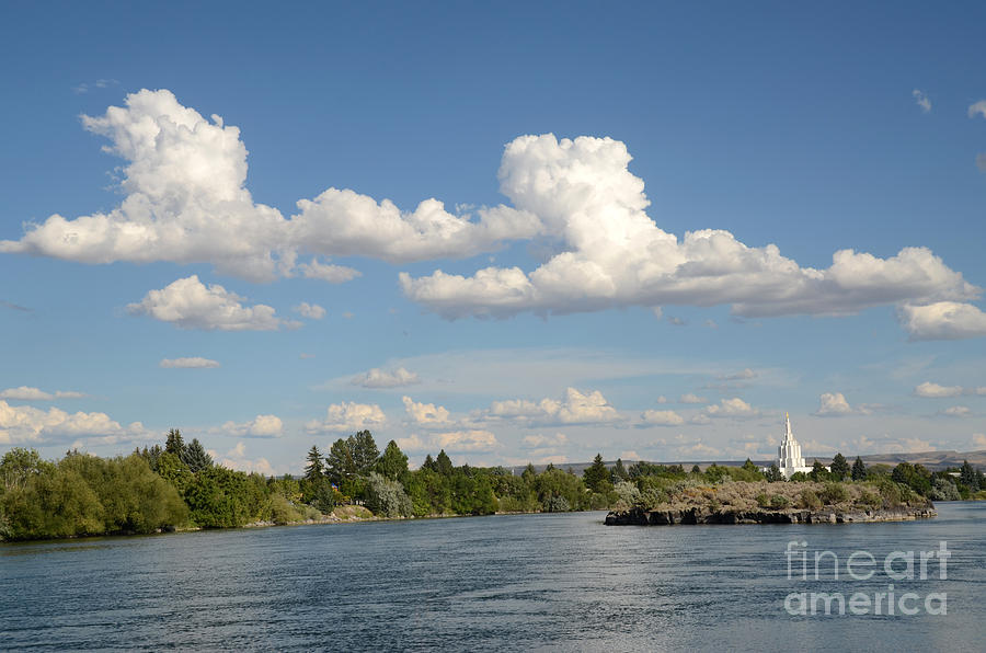 Snake River with Clouds Photograph by Debra Thompson