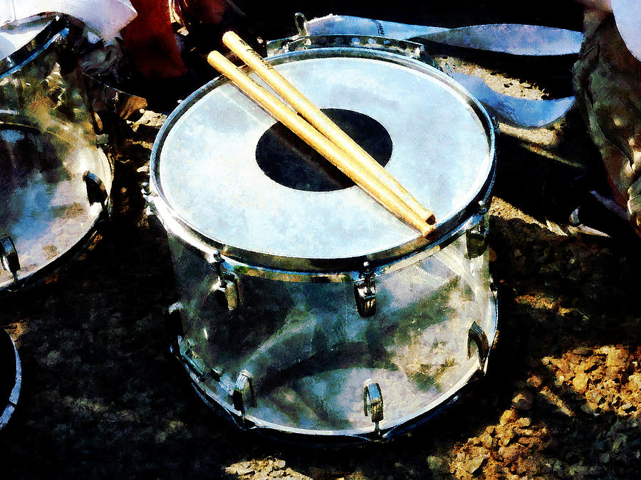 Drum Photograph - Snare Drum by Susan Savad