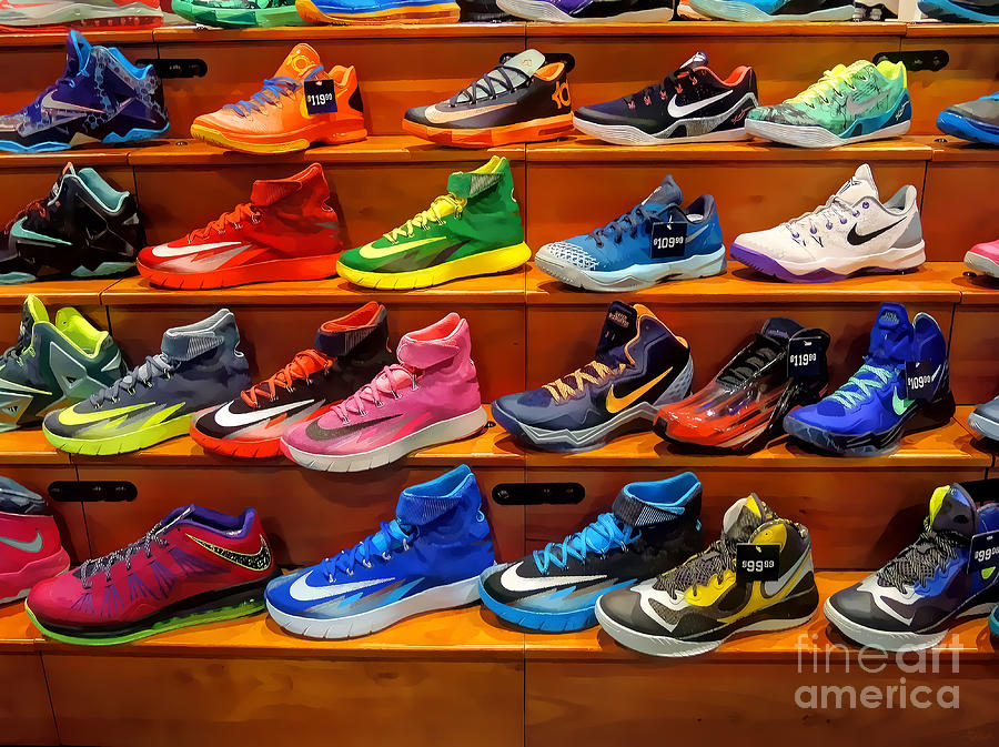 Sports Photograph - Sneakers by Jeff Breiman