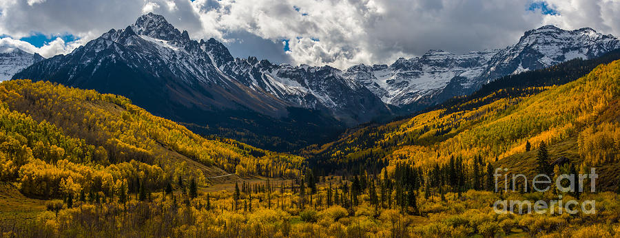 Sneffels Range Autumn - Dallas Divide - Colorado Photograph by Gary Whitton