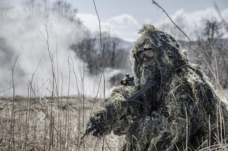 Sniper Photograph By Mikhail Peshkov - Fine Art America