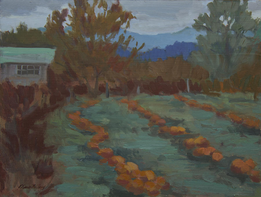 Snohomish Pumpkin Patch Painting by Diane McClary
