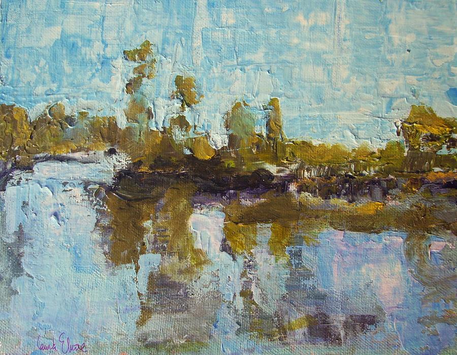 Snohomish River Painting by Laura Elmore - Fine Art America