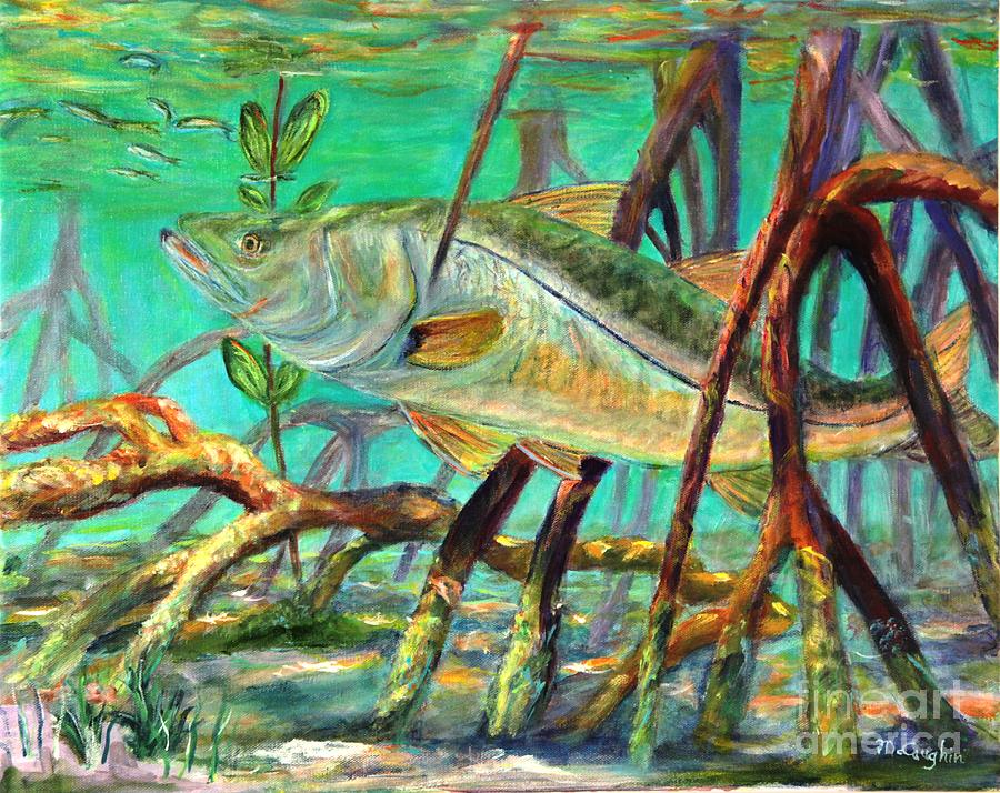 Snook Painting by Mike McCaughin - Fine Art America