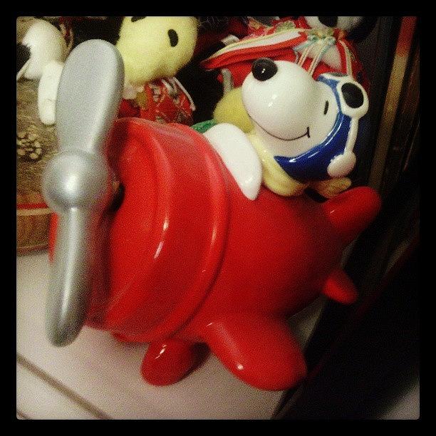 Vintage Photograph - Snoopy Flying Ace Musical. #snoopygrams by Caren Pilgrim