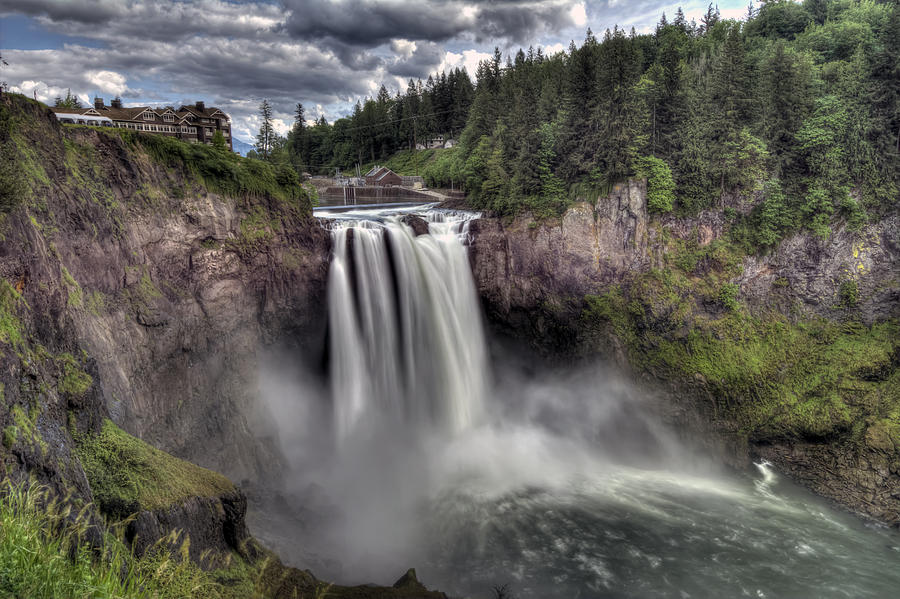 Waterfall Photograph - Snoqualmie Falls May 2014 by Michael DeMello