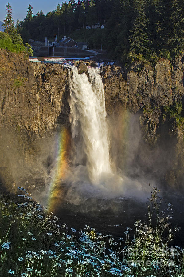 Snoqualmie Falls Summer Photograph by Sonya Lang