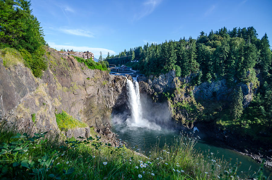 snoqualmie falls Top view Photograph by Hariharan Ganesh - Fine Art America