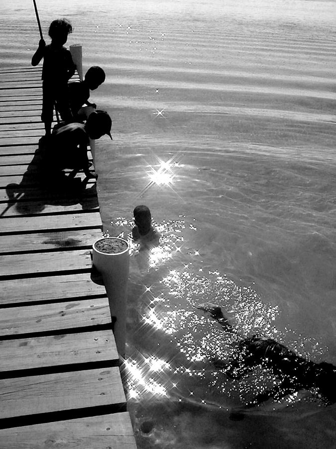 Snorkeling for Rati Caye Caulker Belize Photograph by Lee Vanderwalker ...