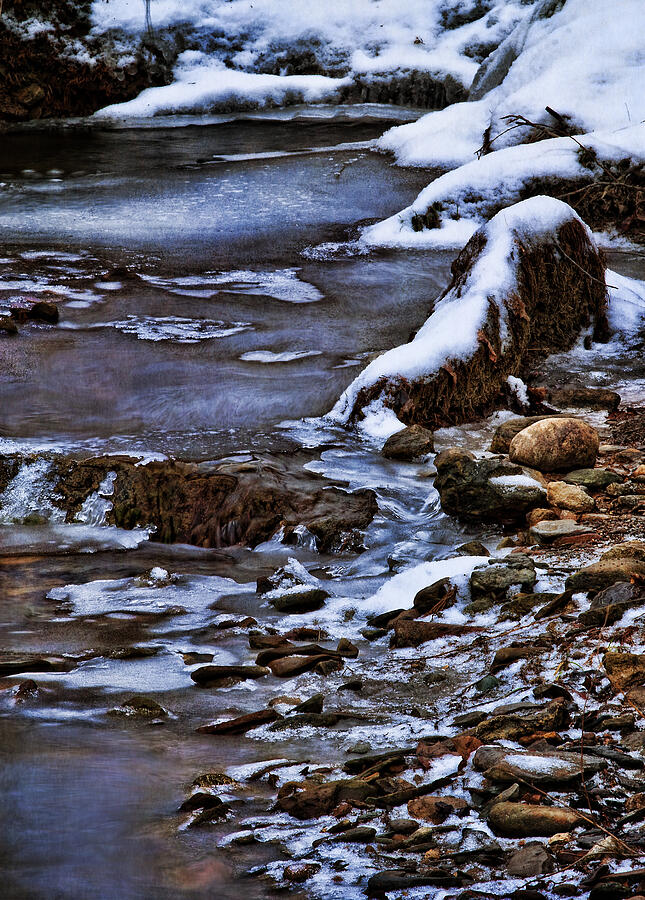 Snow And Ice Water And Rock Photograph by Dale Kincaid
