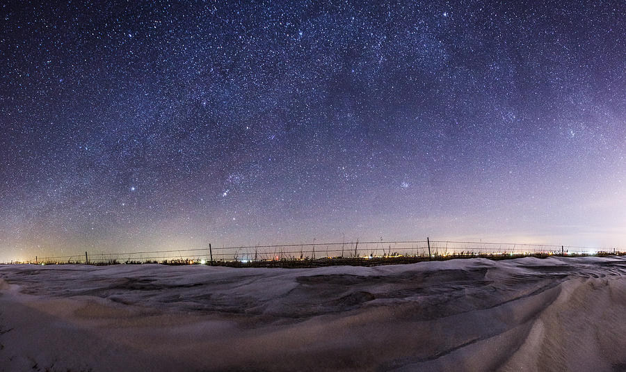 Snow and Stars Photograph by Aaron J Groen
