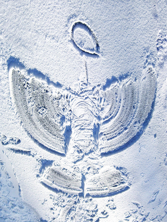 Snow Angel Photograph by Larry Hunter