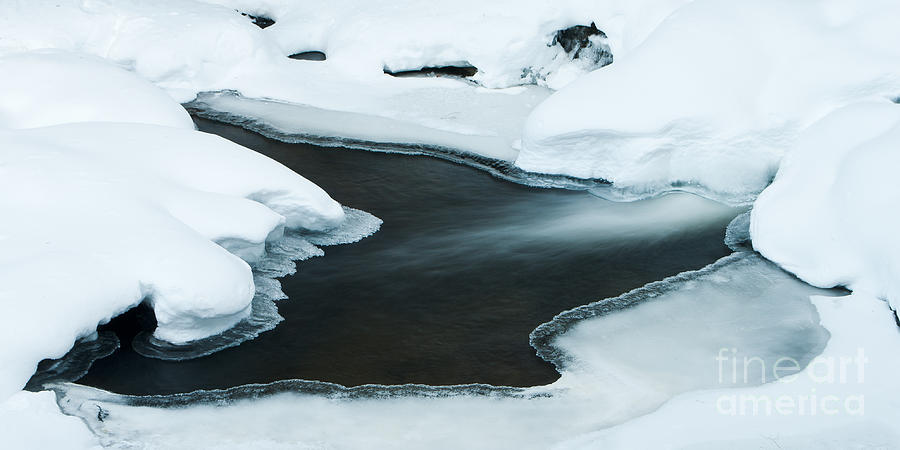 Snow - Aqua Obscura Photograph by JG Coleman