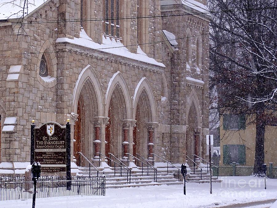 Snow at St. Johns Photograph by Christopher Plummer