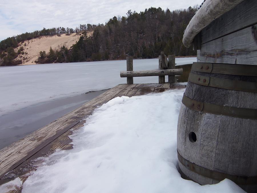 Boat Photograph - Snow Barrel by Two Bridges North