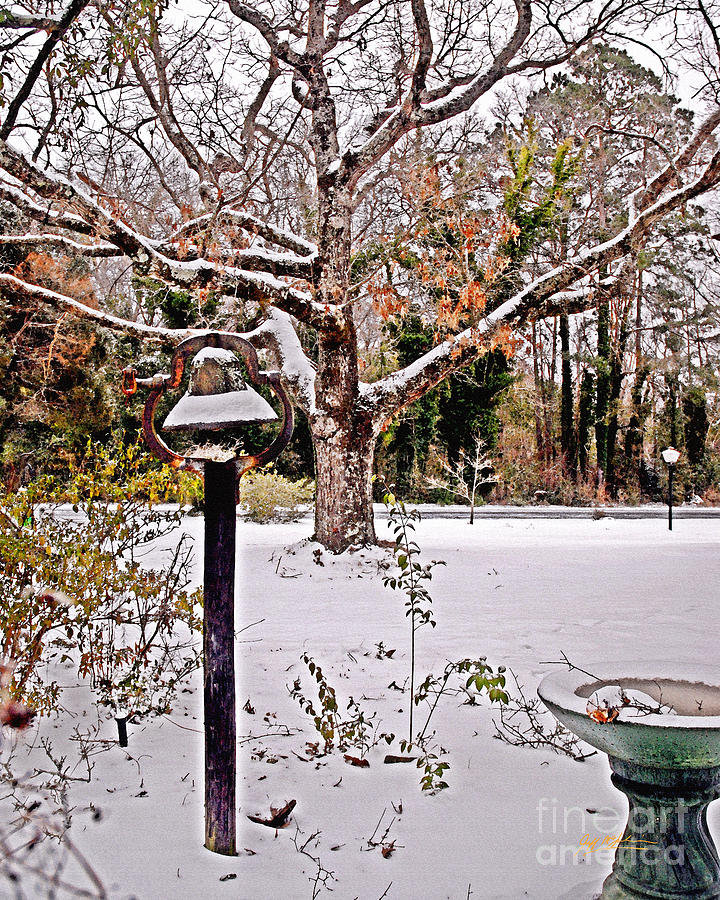 Winter Digital Art - Snow Bell 2014 by Jeff McJunkin