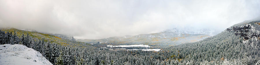Mountain Photograph - Snow Blasted Valley by Gary Mosman