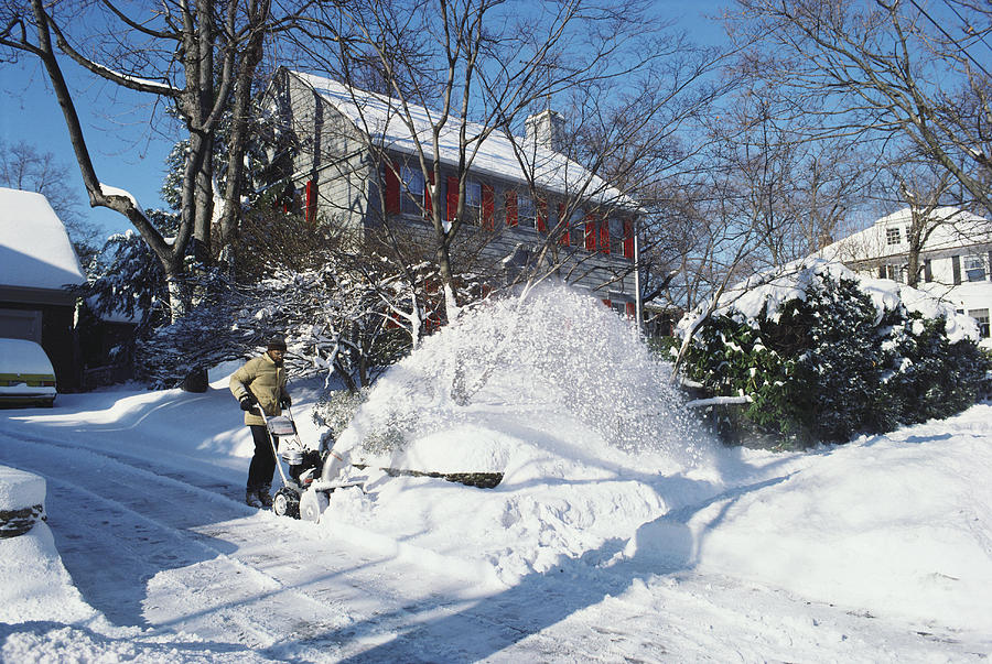 Snow Blower Photograph by Eunice Harris