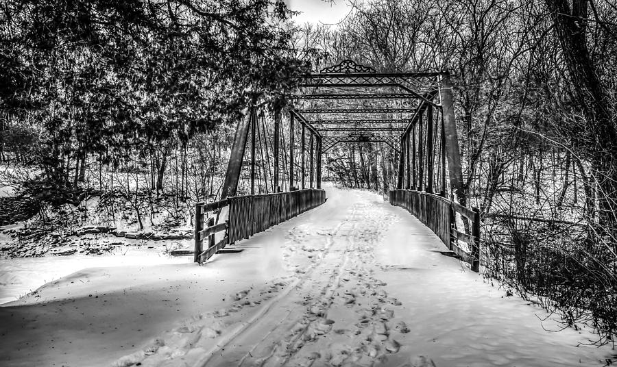 Snow Bridge Photograph by Ray Congrove