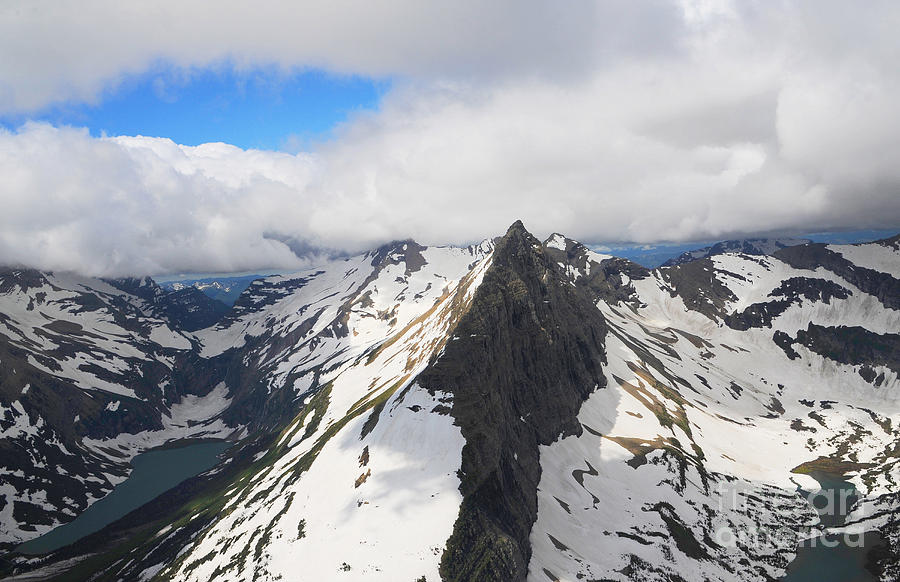 Mountain Photograph - Snow Cap Mountains by John Devlin