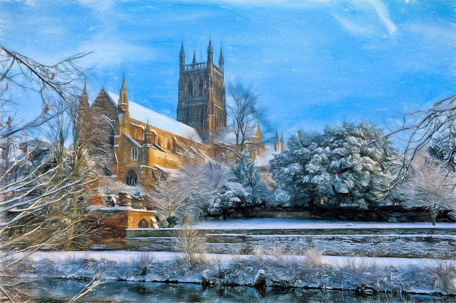 Snow Covered Cathedral 3 Digital Art by Roy Pedersen