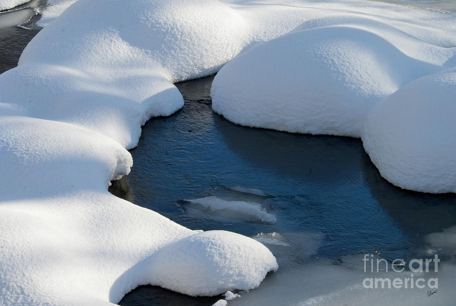 Snow Covered Rocks Photograph by Alana Ranney