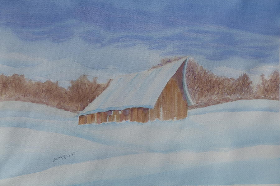 Snow Day Painting by Joel Deutsch