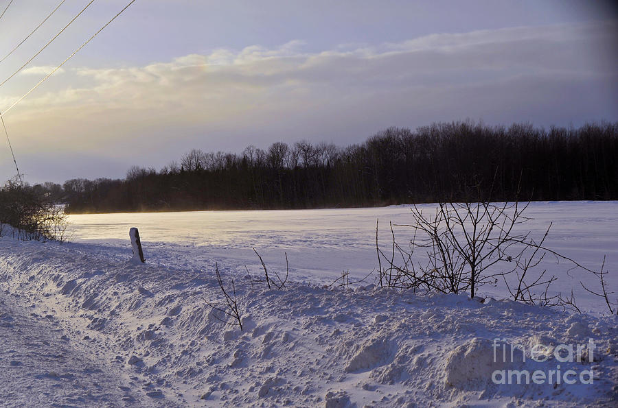 Snow Devils Playing Photograph by Elaine Mikkelstrup