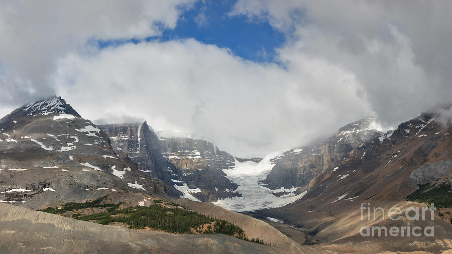 Mountain Photograph - Snow Dome and Dome Glacier by Charles Kozierok