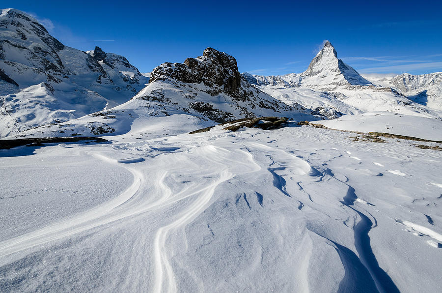 Mountain Photograph - Snow drift by Catalin Tibuleac