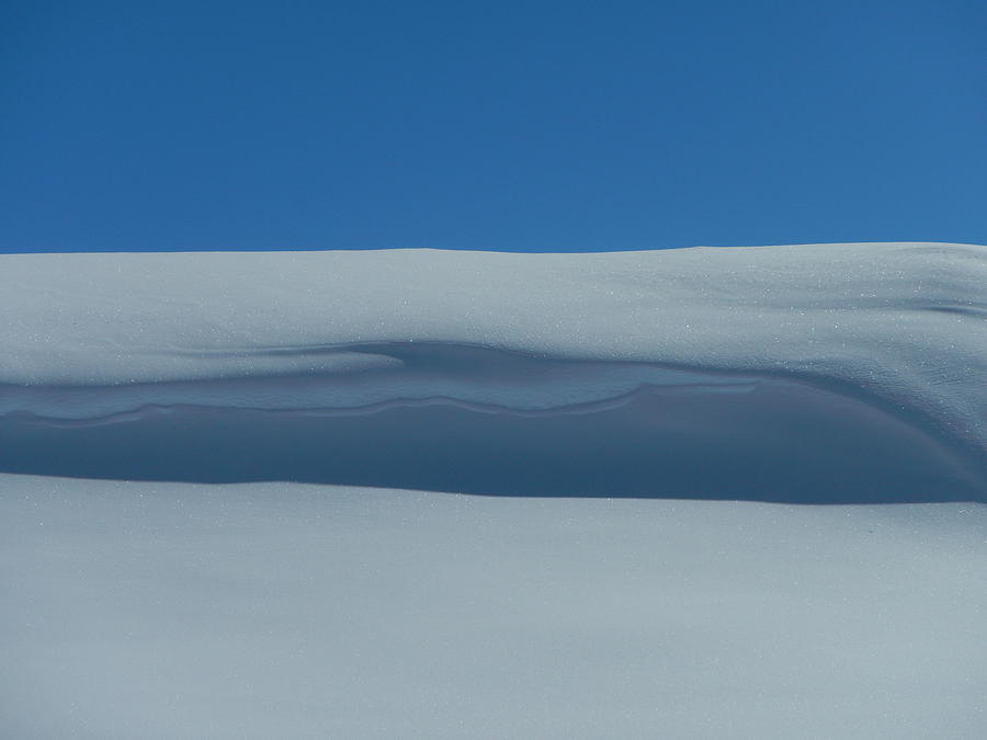 Winter Photograph - Snow dune by Xanat Flores