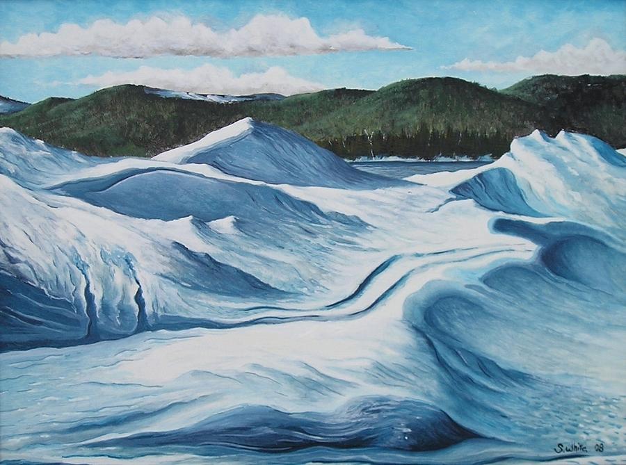 Bridge Painting - Snow Dunes by Scott White