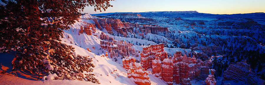 Bryce Canyon National Park Photograph - Snow In Bryce Canyon National Park by Panoramic Images