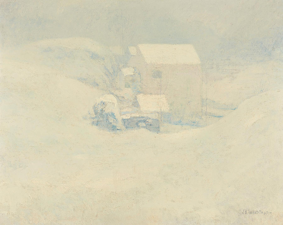 Snow Painting by John Henry Twachtman