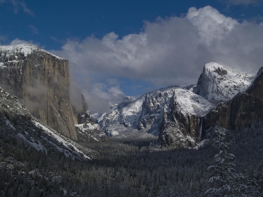 Yosemite National Park Photograph - Snow Kissed Valley by Bill Gallagher
