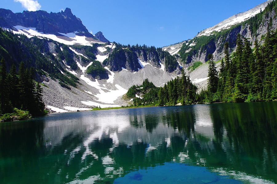 Snow Lake Photograph by Jeff Swan