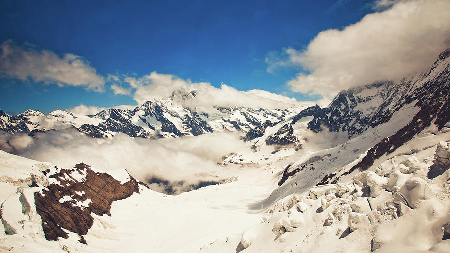 Snow Mountain At Jungfrau Photograph by Jimmy Ll Tsang